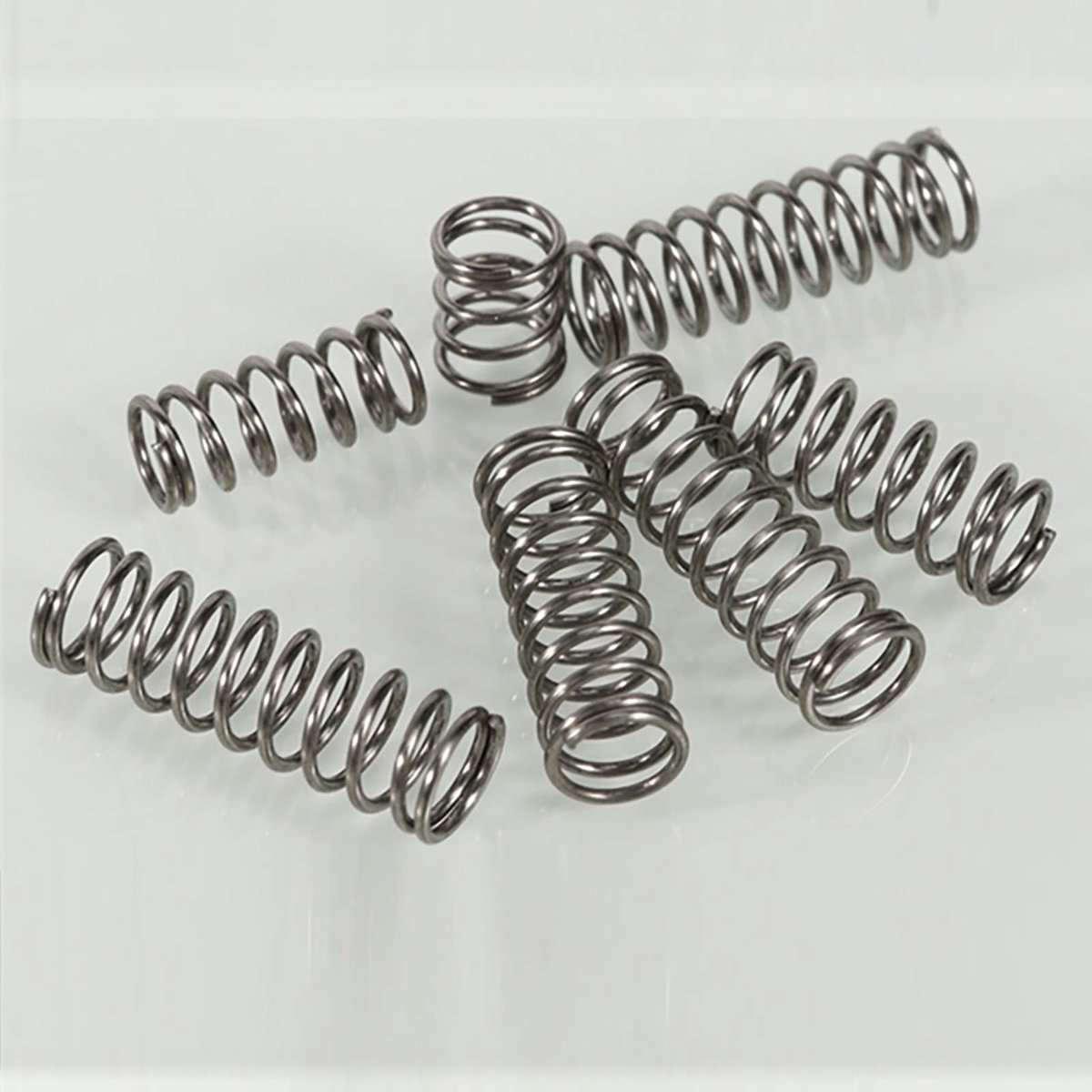 Y-type compressieveren - 5 stuks, 1,2 mm draaddiameter, 19 mm buitendiameter