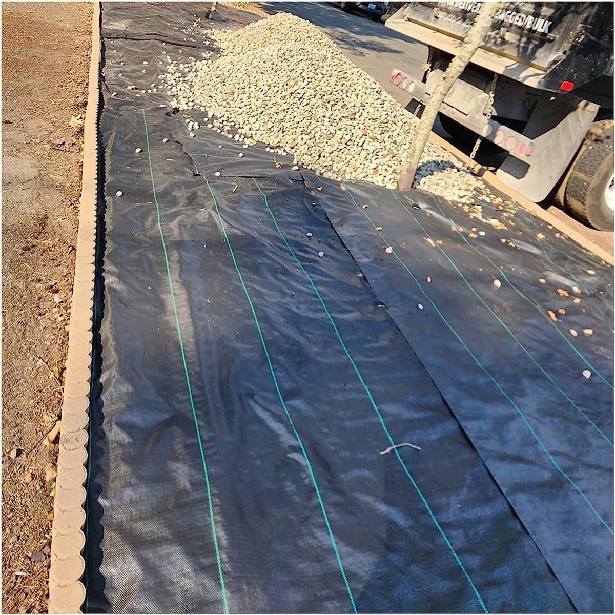 Onkruiddoek voor tuin en oprit - 1,2m breed en 180m lang