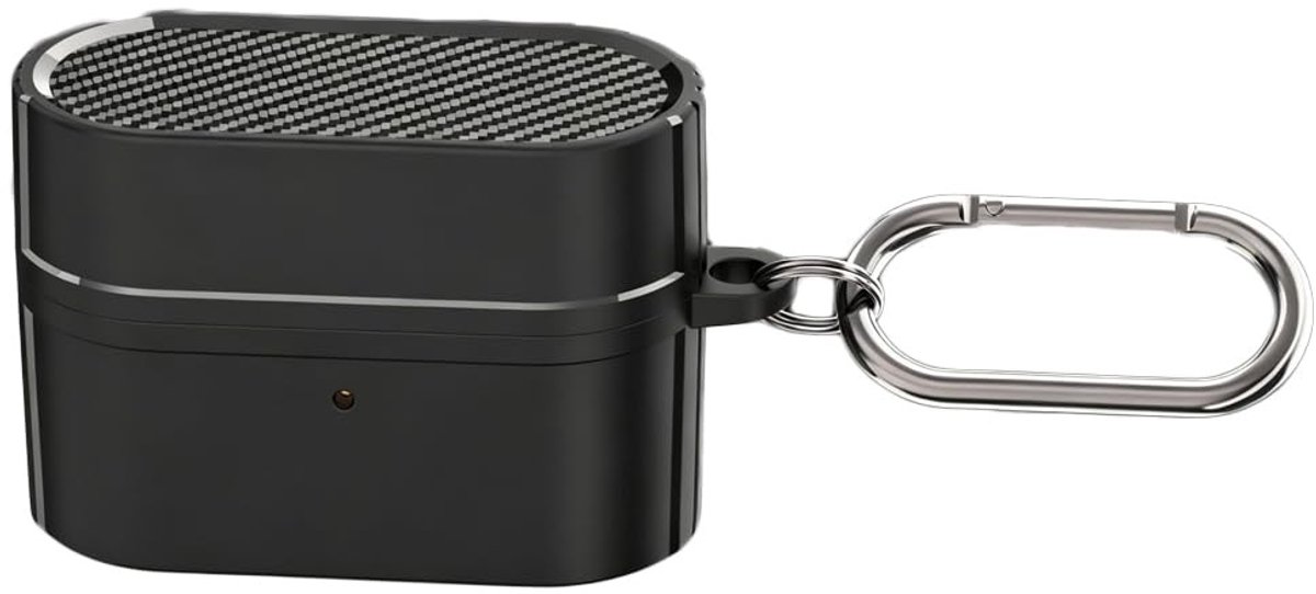 Hoesje voor Bluetooth-hoofdtelefoon - Schokbestendig met karabijnhaak - Zwart