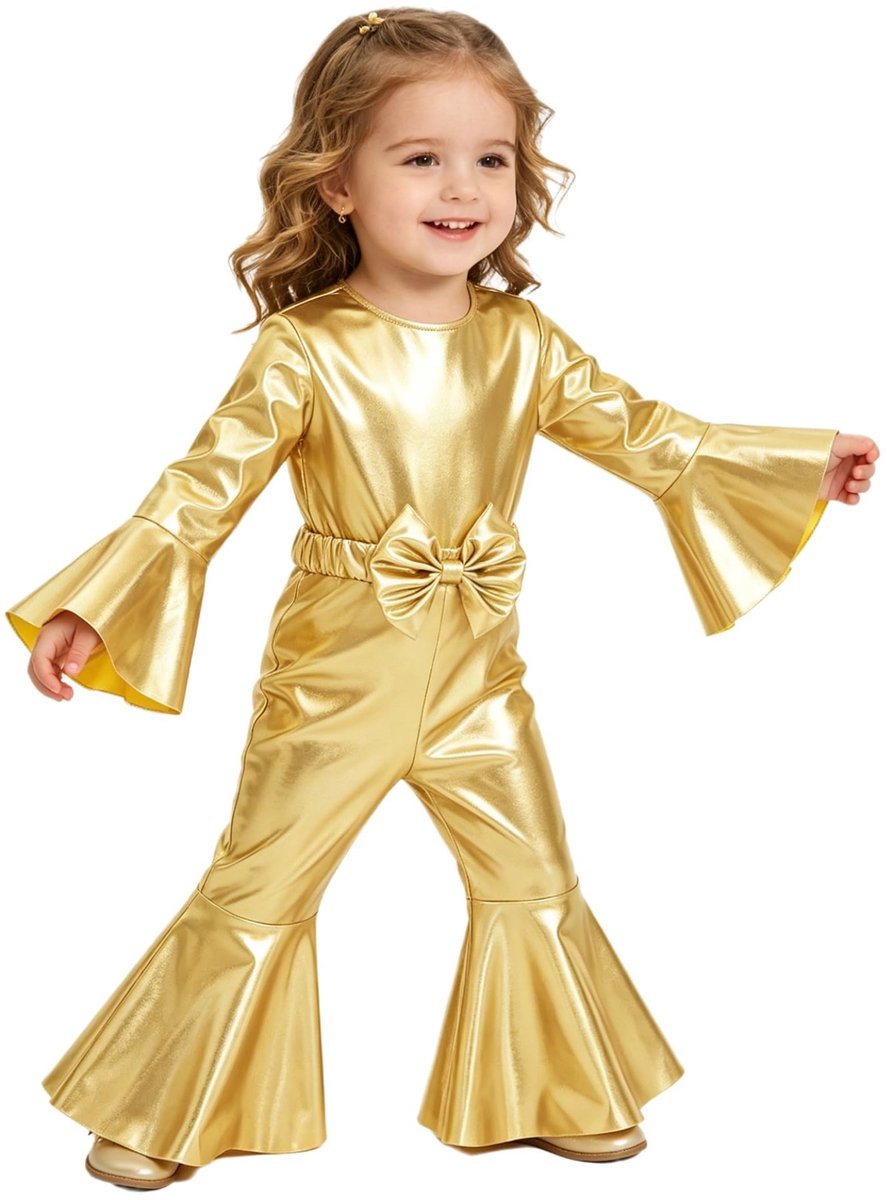 Baby Glinsterende Romper - Retro Goud