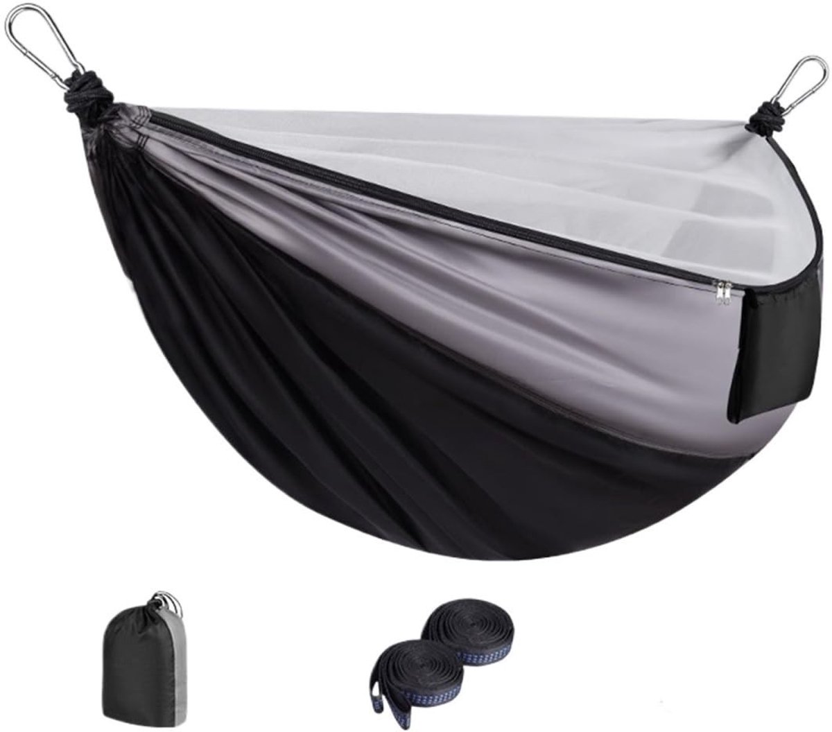 Draagbare hangmat voor buiten - Lichtgewicht polyester met muggenbescherming