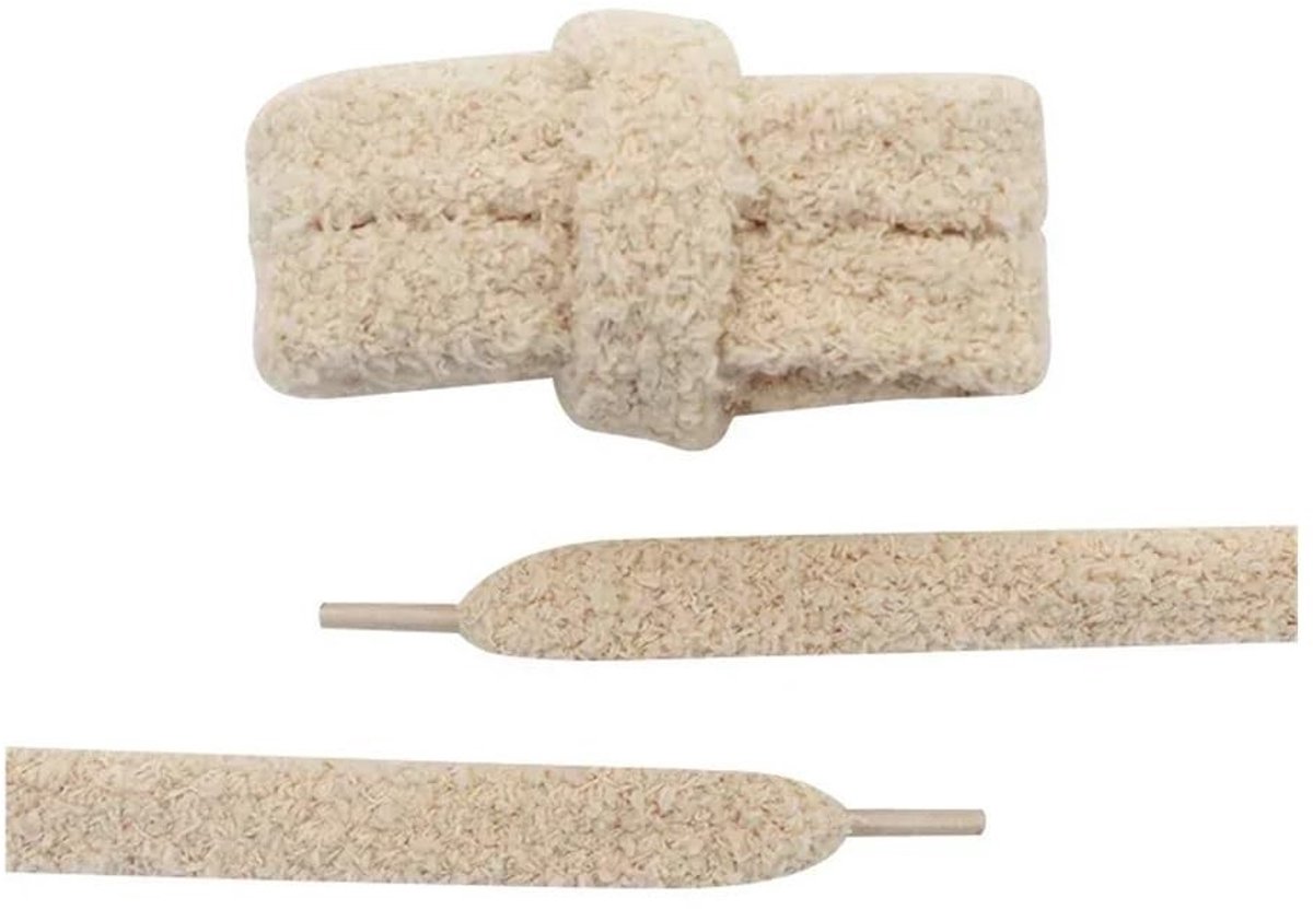 Fluffy Schoenveters - 15mm Dikte - 90cm - 5 Paar