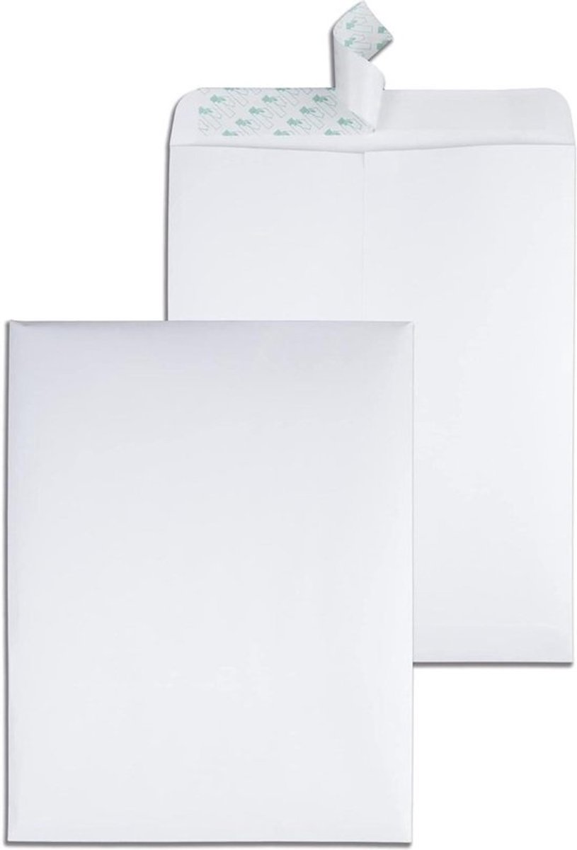 Catalogus Enveloppen - Verzend Enveloppen - Documenten Organiseren - Zelfdichtende Sluiting - 10x13 inch - Wit