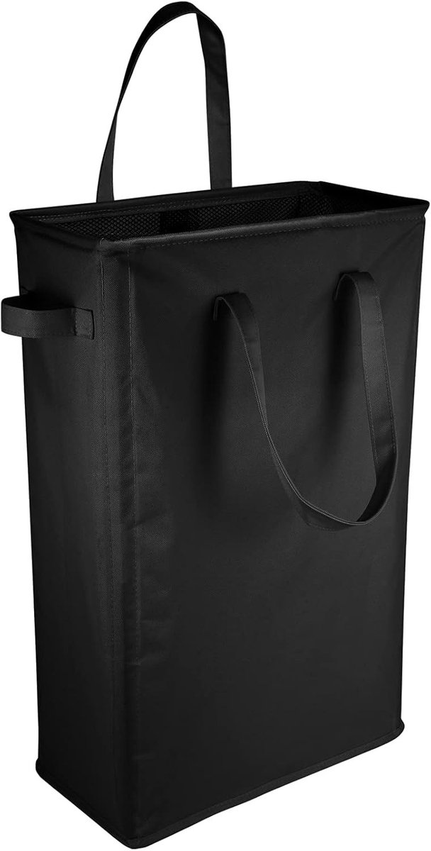 Slimme Vouwbare Wasmand van 45L met Lange Handvatten, Waterdicht Oxford Stof, Ideaal voor Kledingopslag en Organisatie in de Slaapkamer