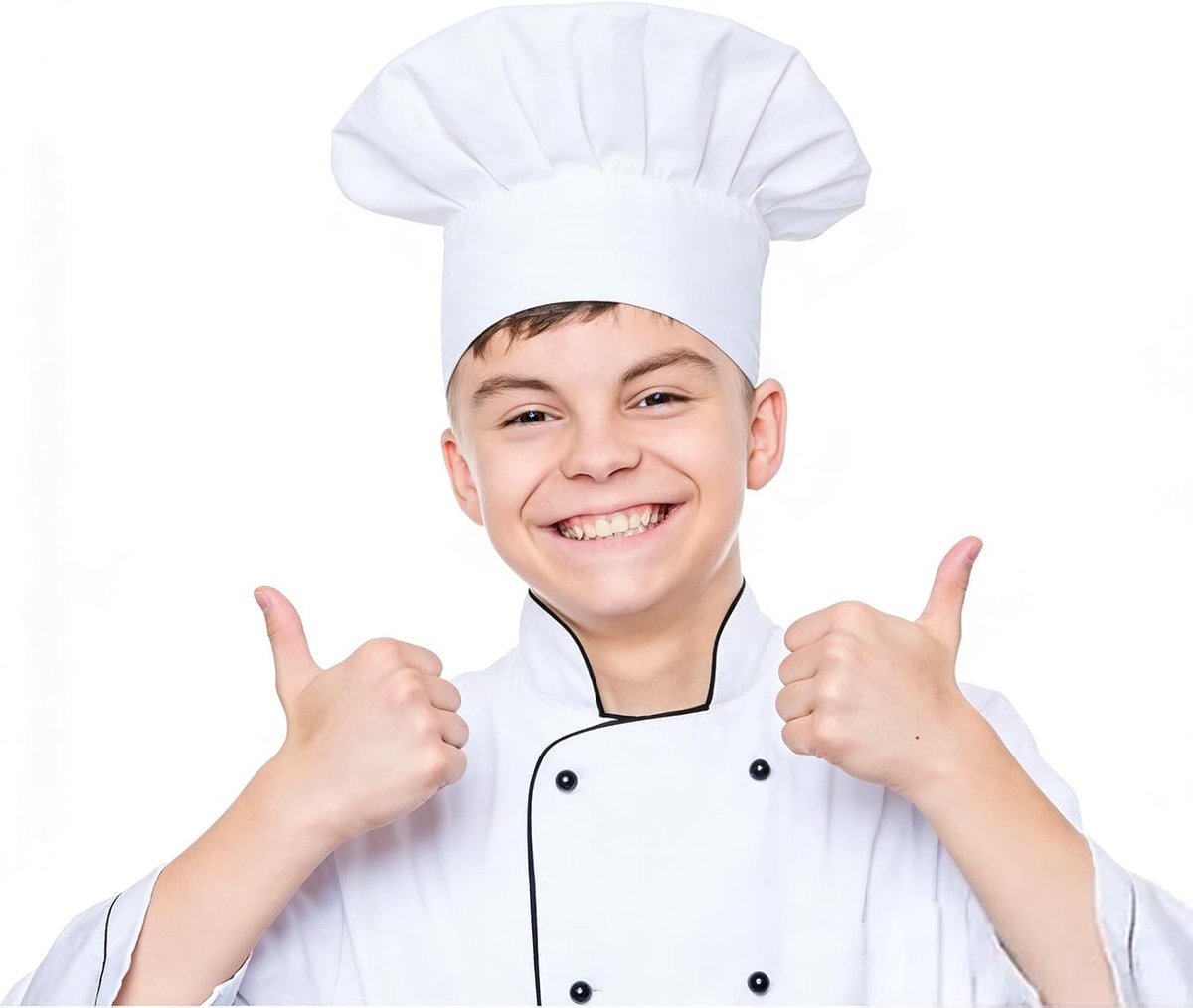 Verstelbare ademende katoenen kookmuts voor thuis, catering en restaurantgebruik - stofdicht en comfortabel