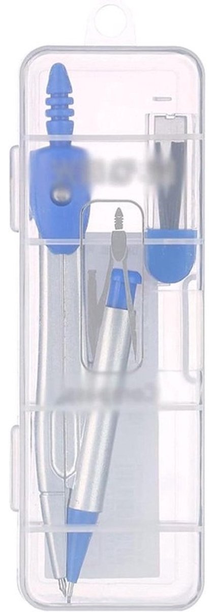 Kompas en Gradenset - Meetinstrumenten Tekenen - Wiskunde Onderwijs - Professionele Geometrie Kit - 40 x 125 mm - Metaal