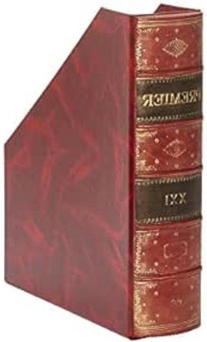 Magazijnbestand - Tijdschriftcassette Dossierhouder - Archiveren Documenten - Foolscap Folio Formaat - 85 mm Rugbreedte - Bordeaux