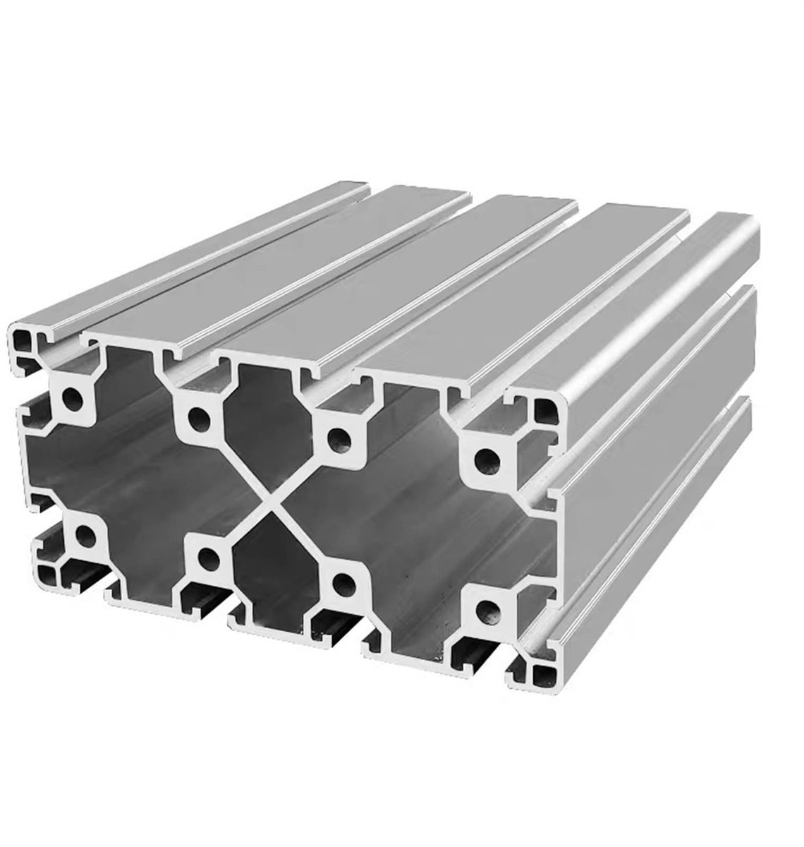 Aluminium profiel T-groef - 80 x 160 mm - Europese standaard