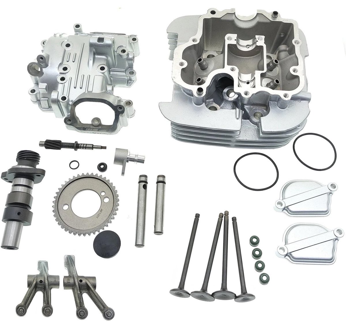 Cilinderkop en Zuigerset voor Suzuki GN250 GN300 DR250 GZ250 LT250