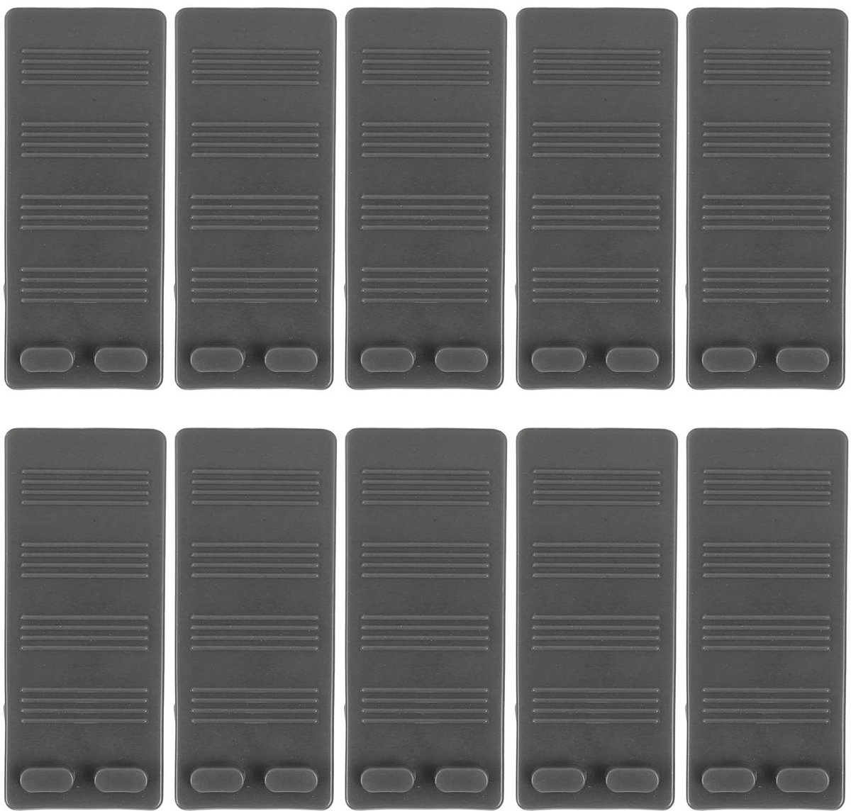 Rubberen Deurstoppers - 10 Stuks Stevige Stopper voor Zware Deuren