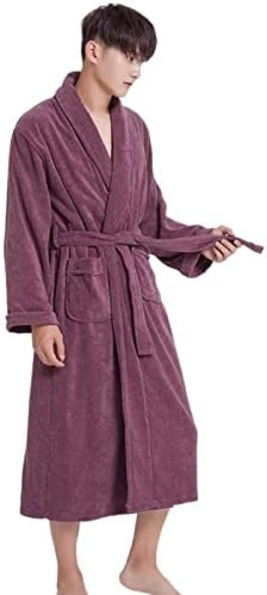 Dames Badjas - Katoen met Lange Mouwen - XL