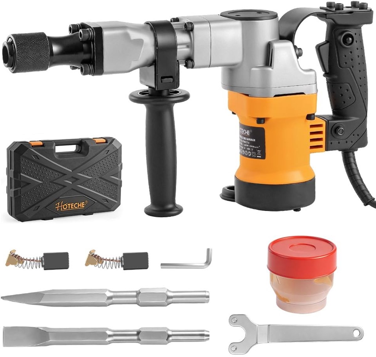 1200 W breaker - 12J impactkracht, met accessoires
