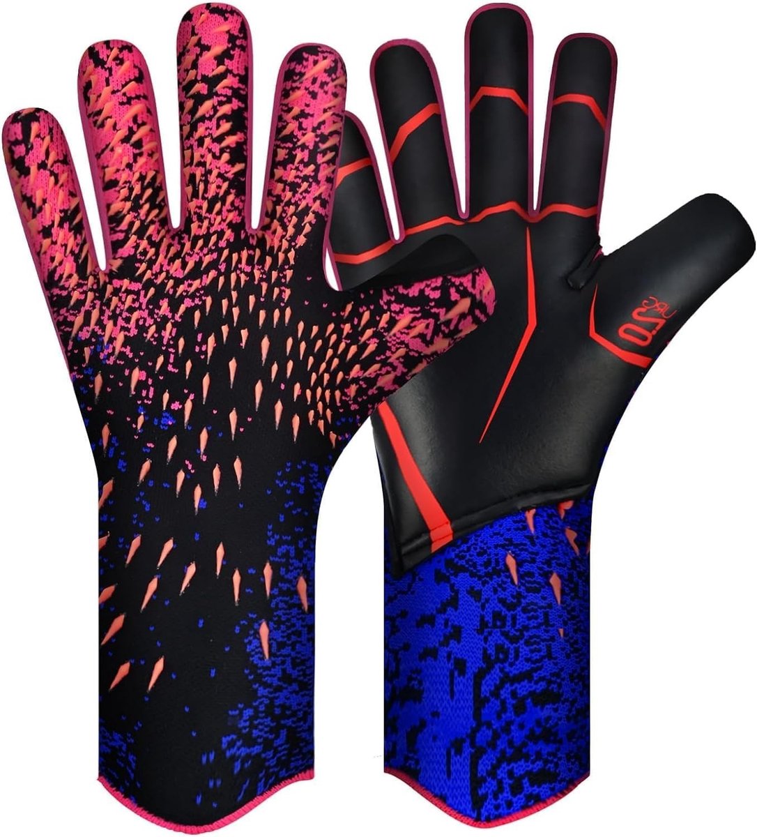 Voetbalhandschoenen voor kinderen - Antislip latexbescherming - Maat 6 - Links