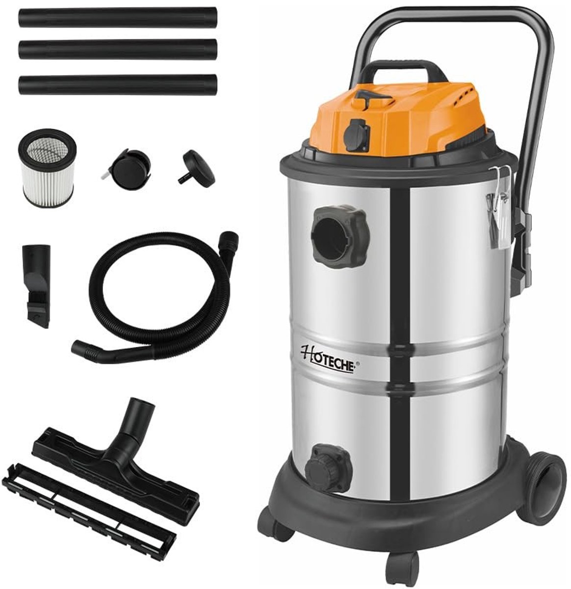 1200 W Nat/Droog Stofzuiger - 40 L Container