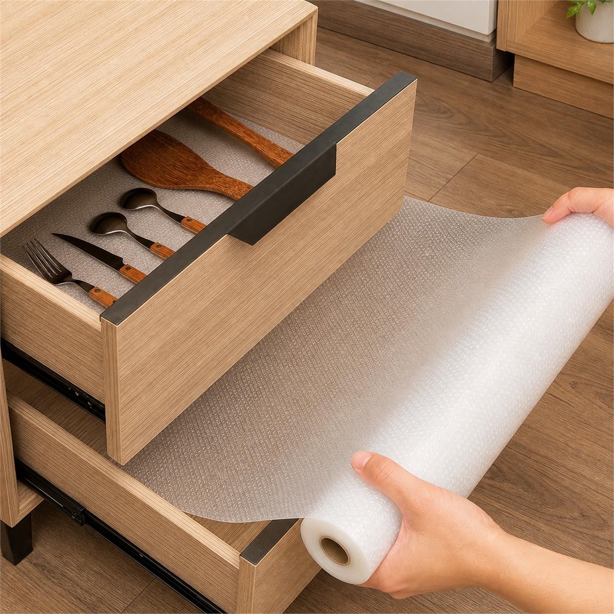 Waterdichte plankbeschermer voor keukenkast - Antislip en gemakkelijk schoon te maken