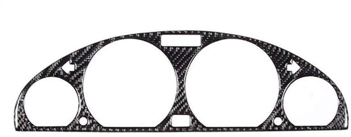 Carbon fiber middenconsole afdekking voor E46 M3 1998-2005, duurzame en lichtgewicht trim voor een sportieve uitstraling en optimale bescherming