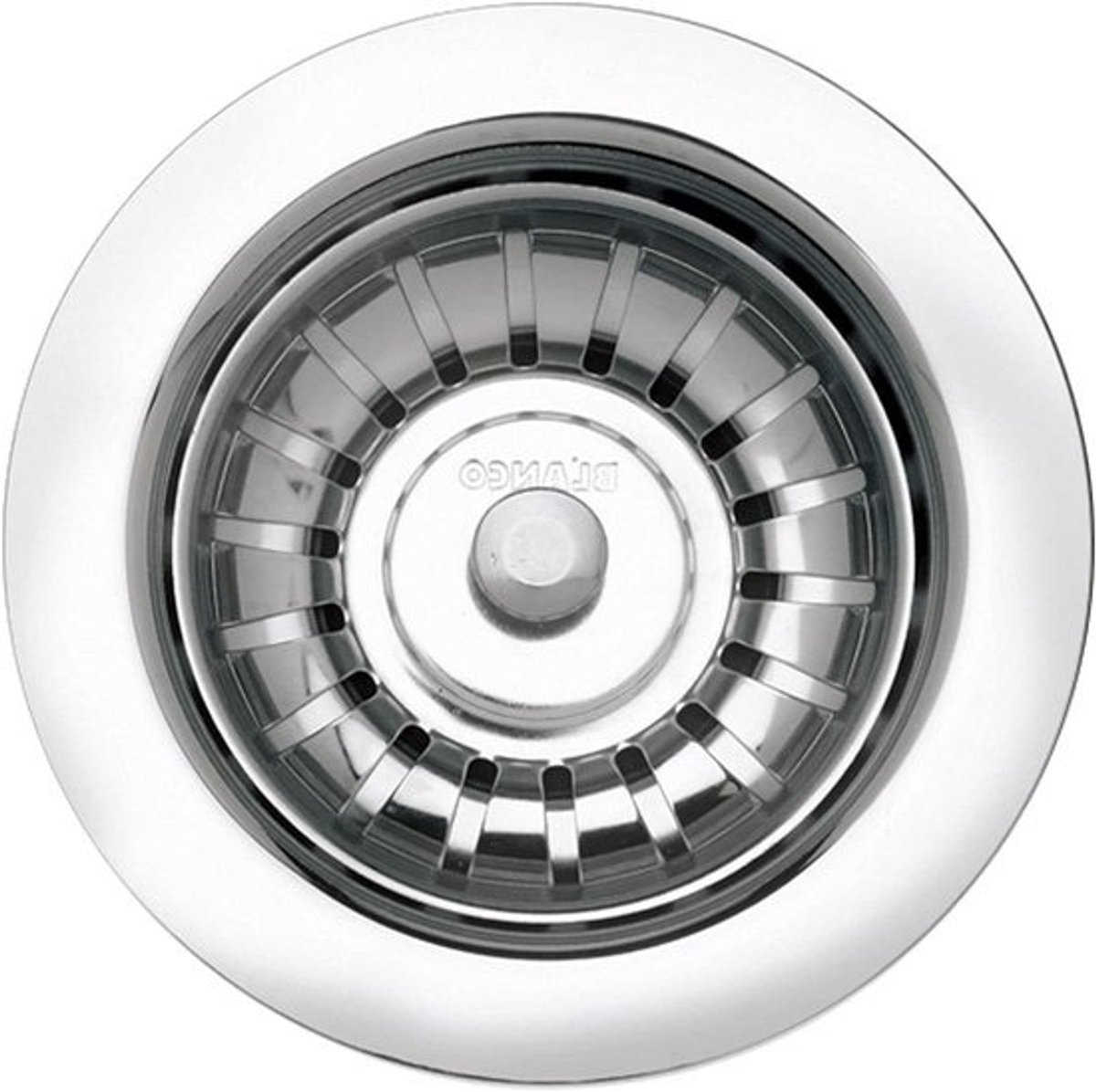 Decoratieve Zeefmand - Afvoerzeef Mandje - Spoelbak Beschermen - Universele Pasvorm - 35 inch - Chroom