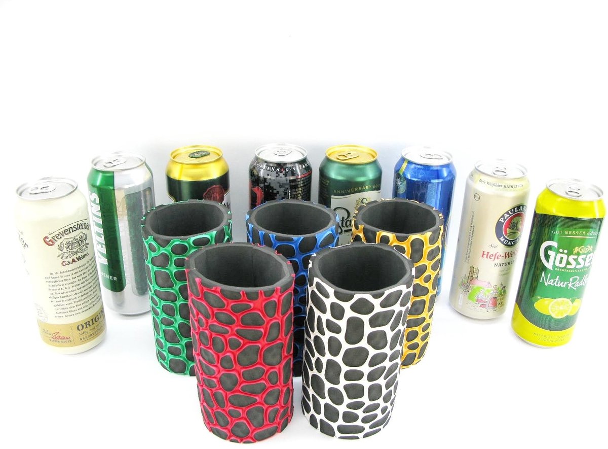 Neopreen Can Cooler voor 0.5L Blikjes - Multicolor