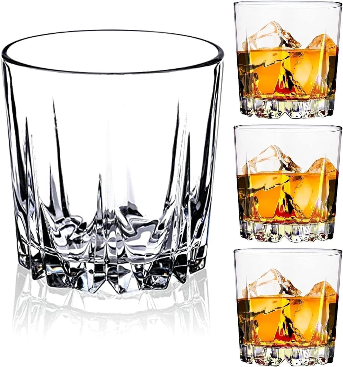 Whiskyglazen Set van 4 - Kristal 300ml