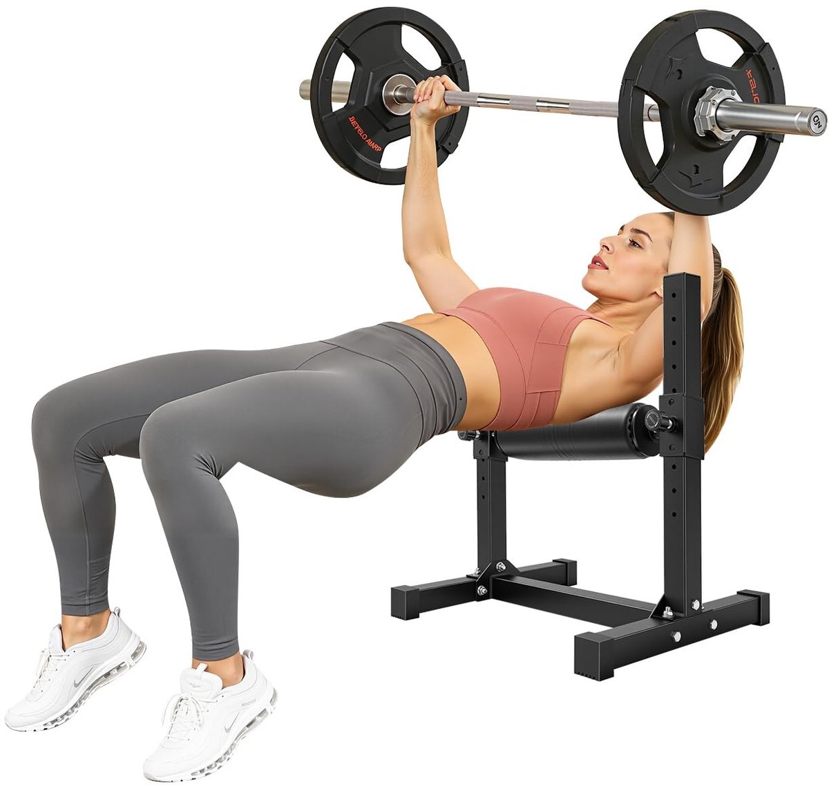 In Hoogte Verstelbare Split Squat Stand - 9-voudige Kniebuigroller