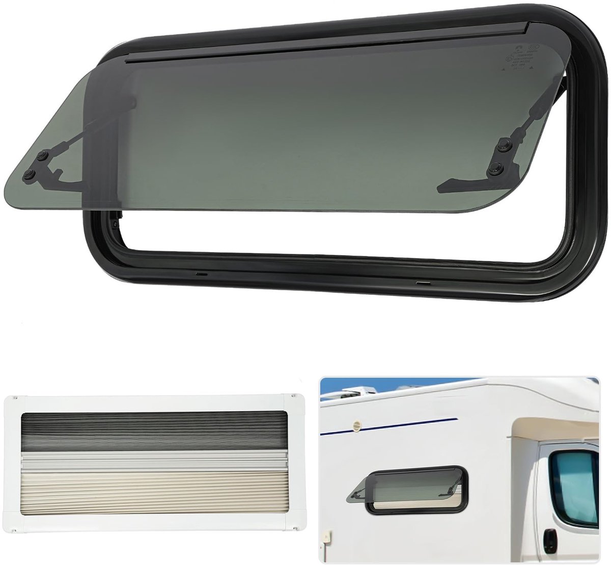 Motorhome Raam met Blackoutfunctie - 700x300 mm