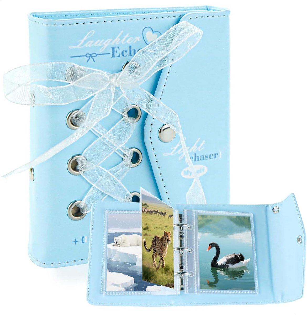 Fotoalbum voor Postkaarten - Draagbaar Album voor Foto's, Verzamelaars en Cadeaus voor Meisjes - Perfect voor Collectie en Organisatie