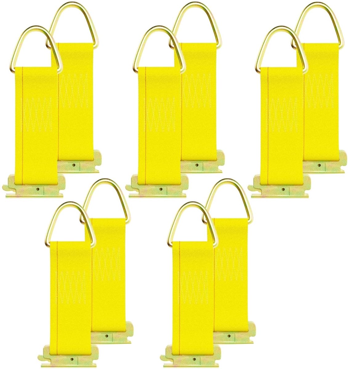 10 Stuks E-Track Touw Tie-Offs - Laadbeveiliging voor Voertuigen