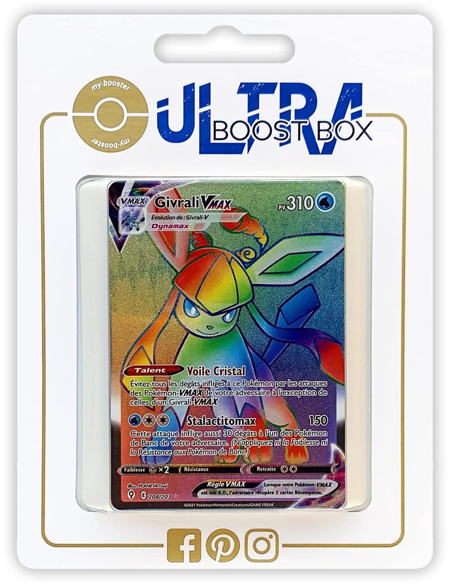 Pokémon Kaarten Box - 10 Nieuwe Kaarten in Ultraboost X Epée et Bouclier 7