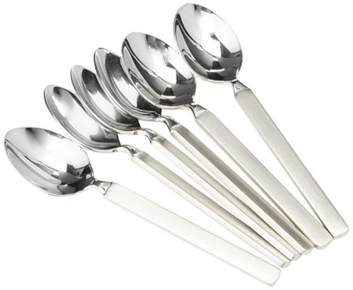 Theelepels Set van 6 - met Matte Handgreep