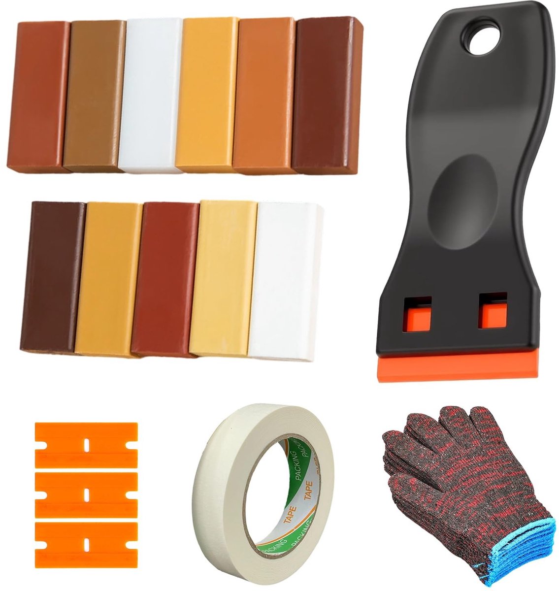 Laminaat Reparatieset - 11 Kleuren voor Houten en Vinyl Vloeren