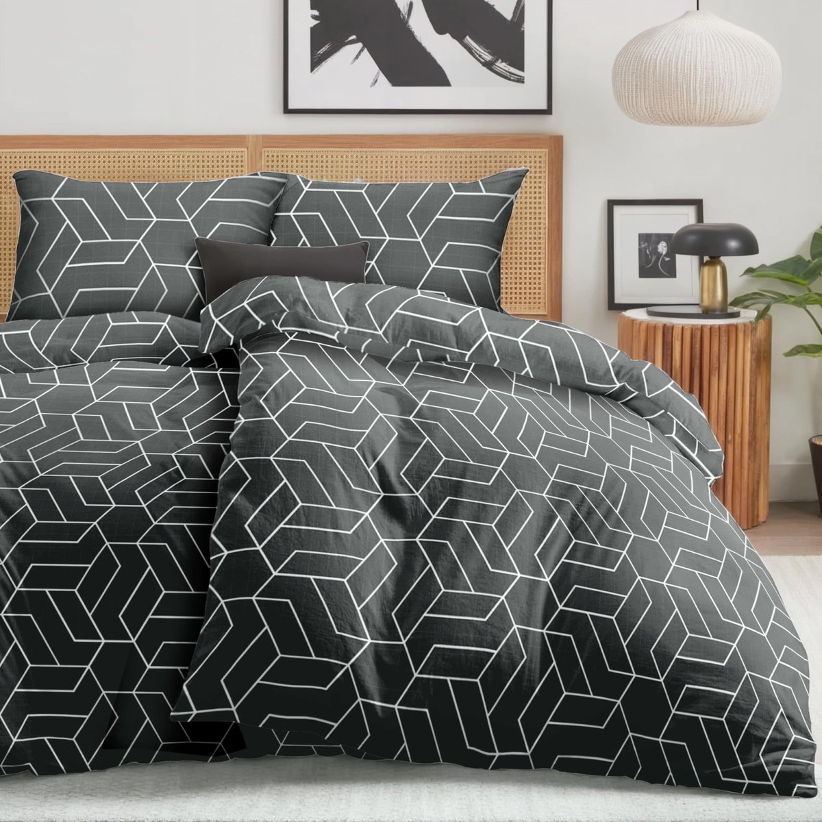 Dekbedovertrekken Set - Geometrisch Patroon - 135x200 cm