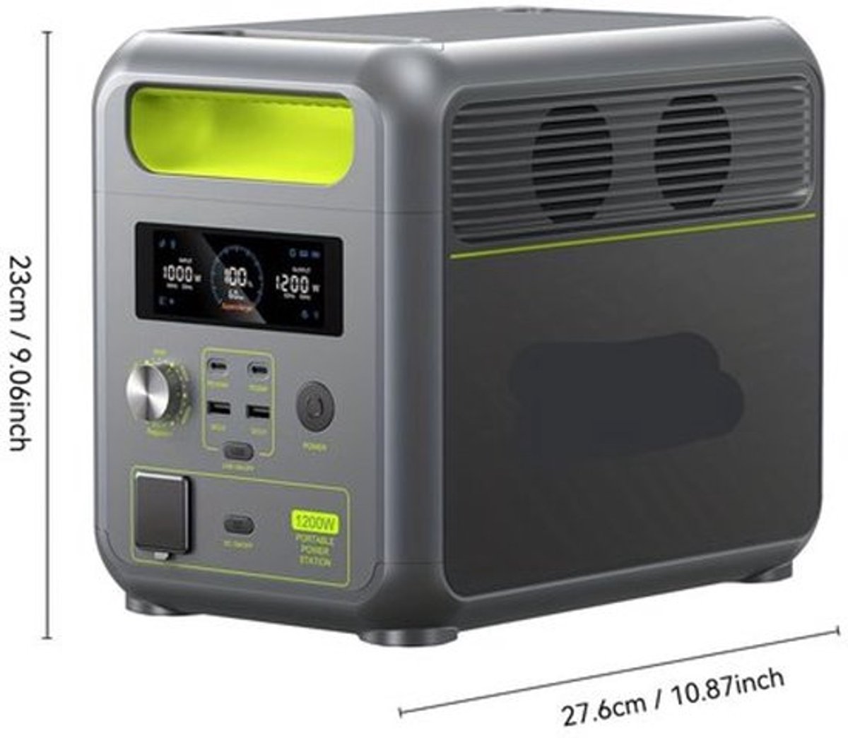 Draagbare Powerstation – Mobiele Batterij – Externe Accu – Noodstroom – Camping Accu – 1024 Wh Capaciteit – Snelladen Binnen 45 Minuten