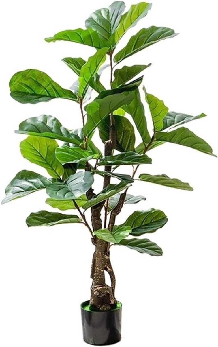 Kunstboom Ficus - Bonsai Boom Nepplant - Interieurdecoratie - Onderhoudsvrij Groen - 170 cm - Groen