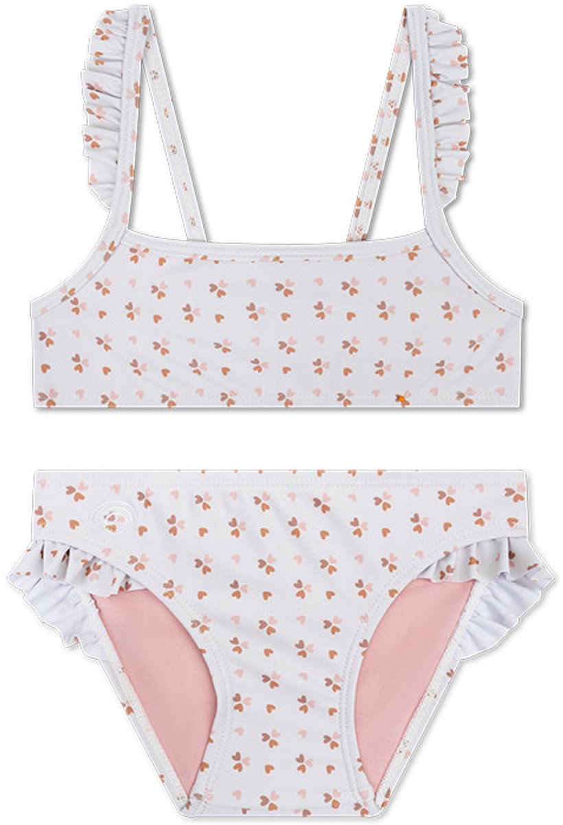 Swim Essentials Bikini - Oud Roze - Cosy Hearts - 146/152