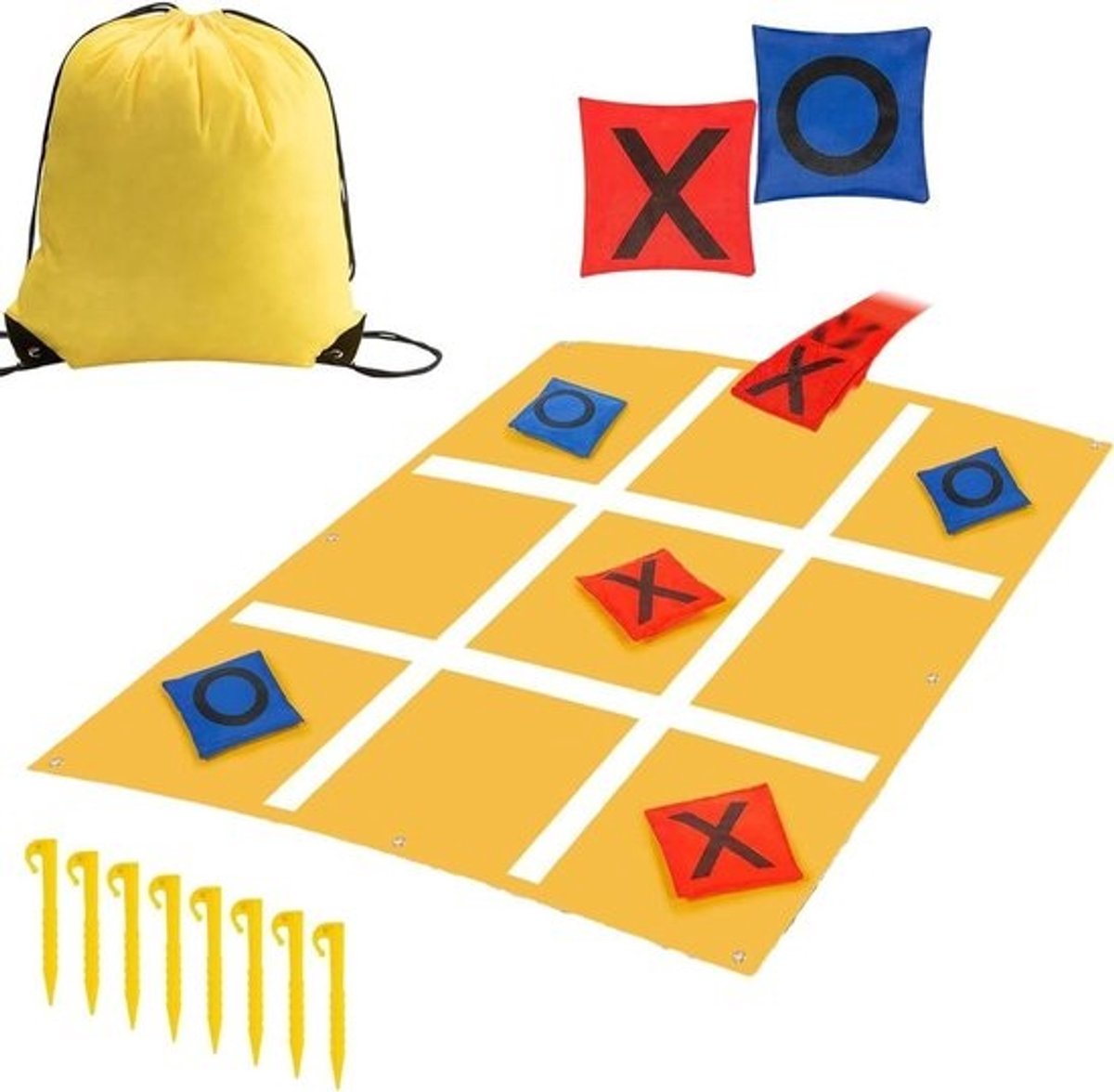 Zakwerpspel - Toss bag game - Outdoor entertainment - Scheurbestendig polyester - 3 x 3 voet speeldoek - Niet gespecificeerd