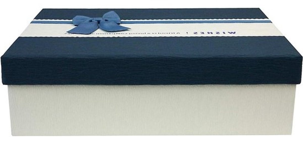 Geschenkdoos Rechthoek - Cadeaudoos Verpakking - Cadeaus Presenteren - Voorgemonteerd en Stevig - 23 x 17 x 6.5 cm