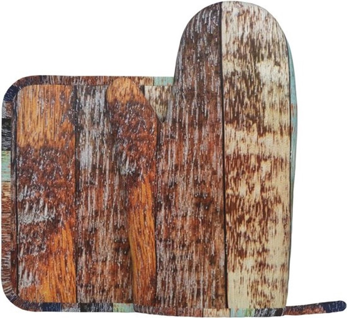 Ovenwanten en Pannenlap - Hittebestendige Set - Koken en Grillen - Antislip Siliconen Grip - 240°C Hittebestendig - Zwart