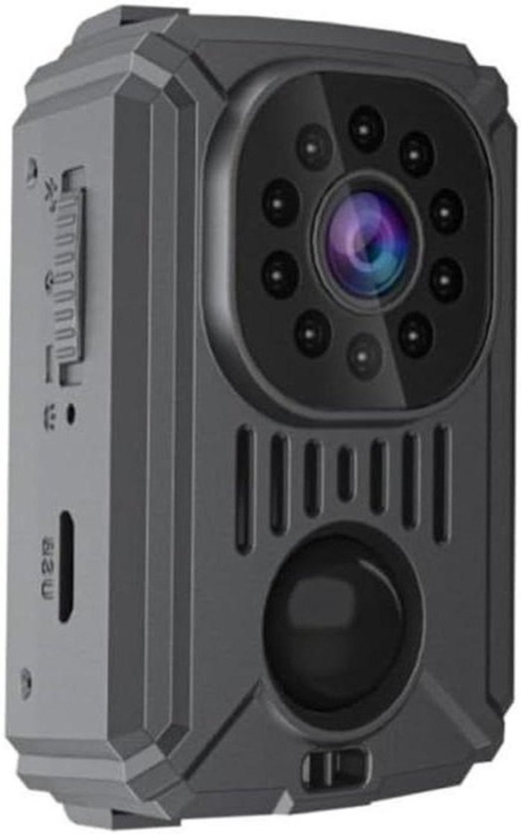 Kleine Spycam - Mini Camera Bewegingsmelder - Beveiliging Thuis - Infrarood Nachtzicht - 5 cm Kubus - Zwart
