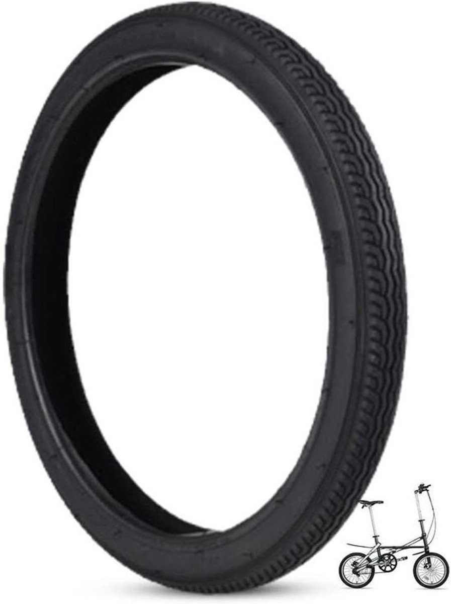 Fietsband - Banden - Veilig Fietsen - Anti-lek Bescherming - 14x1.75 Inch - Zwart