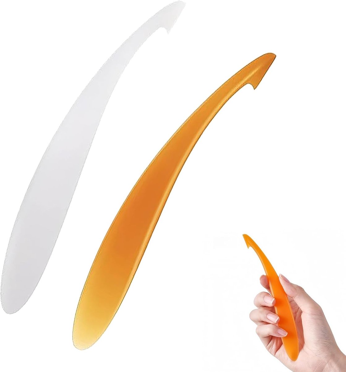 Set van 2 Plastic Sinaasappel Peelers met Lange Handgreep - Hoogwaardige Keukenhulpmiddelen voor Sinaasappels en Mandarijnen