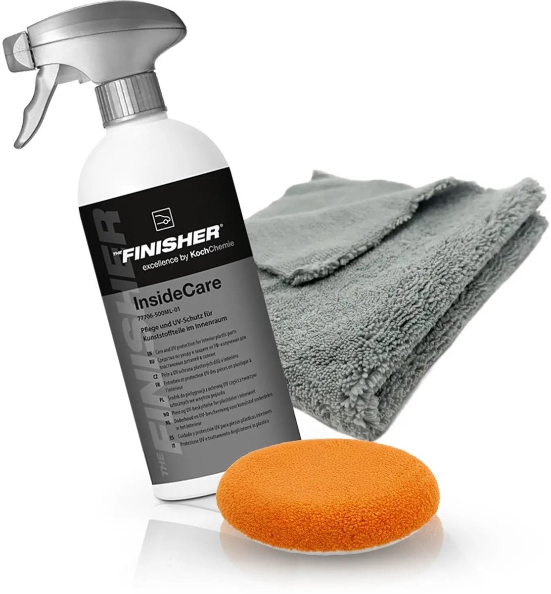 Interieur Verzorgingsset met Microfiber Applicator - Voor Dashboard en Kunststof