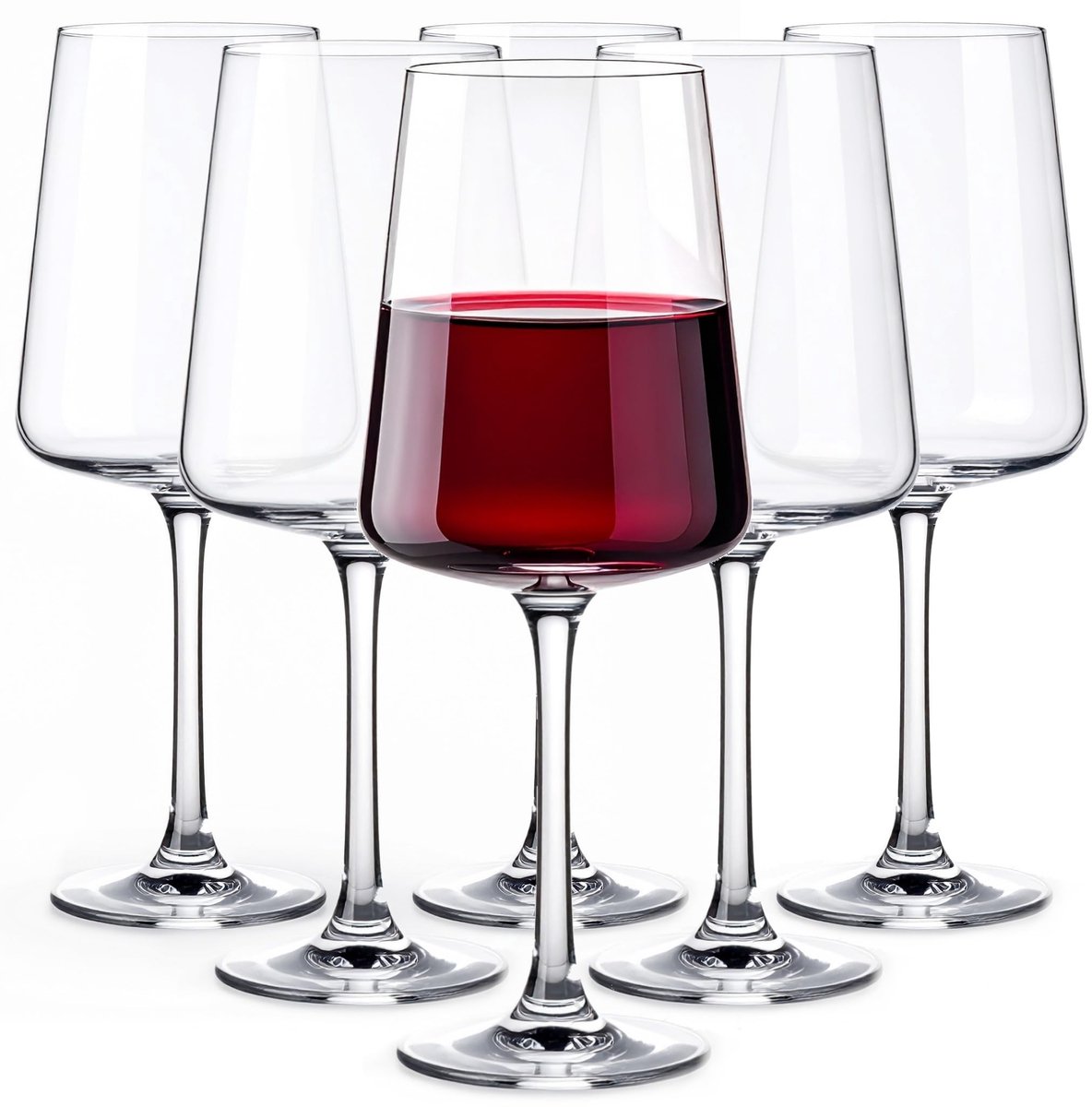 Set van 4 Drinkglazen - 450 ml - Geometrisch Design