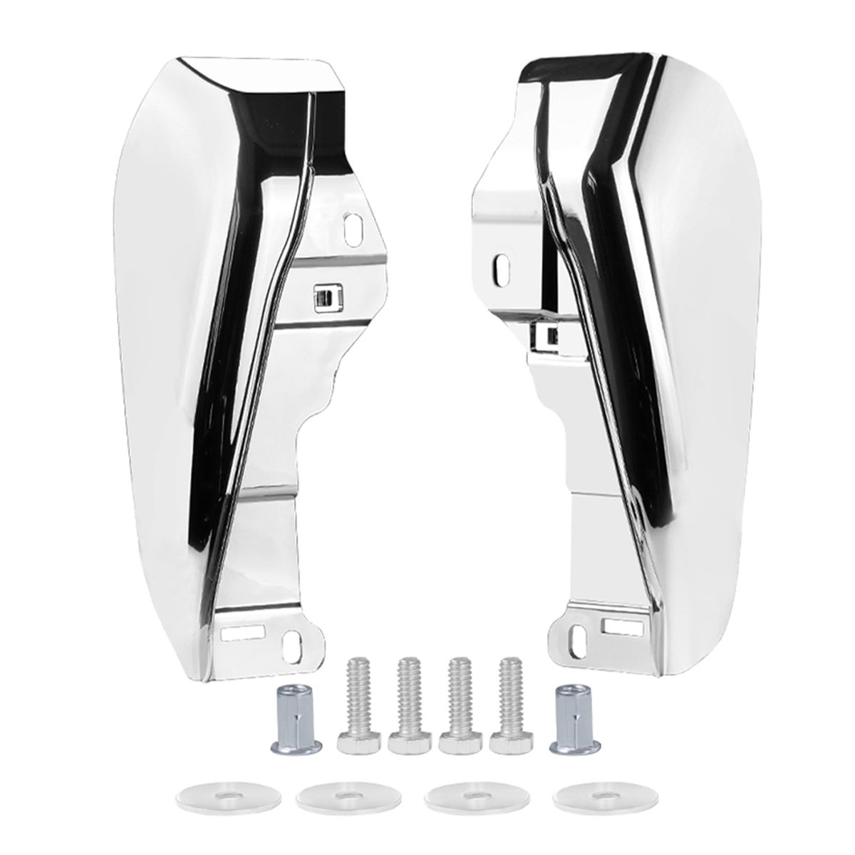 Mid-Frame Air Deflector Heat Shields - Chroom voor Harley 2024-2025