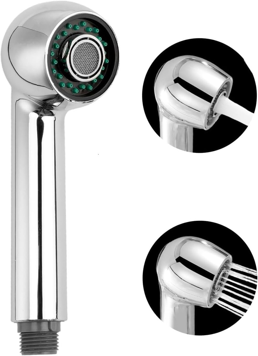 Handdouche voor keukenkraan met 2 sproeimodi, waterbesparend en perfect als vervanging voor kraanaccessoires