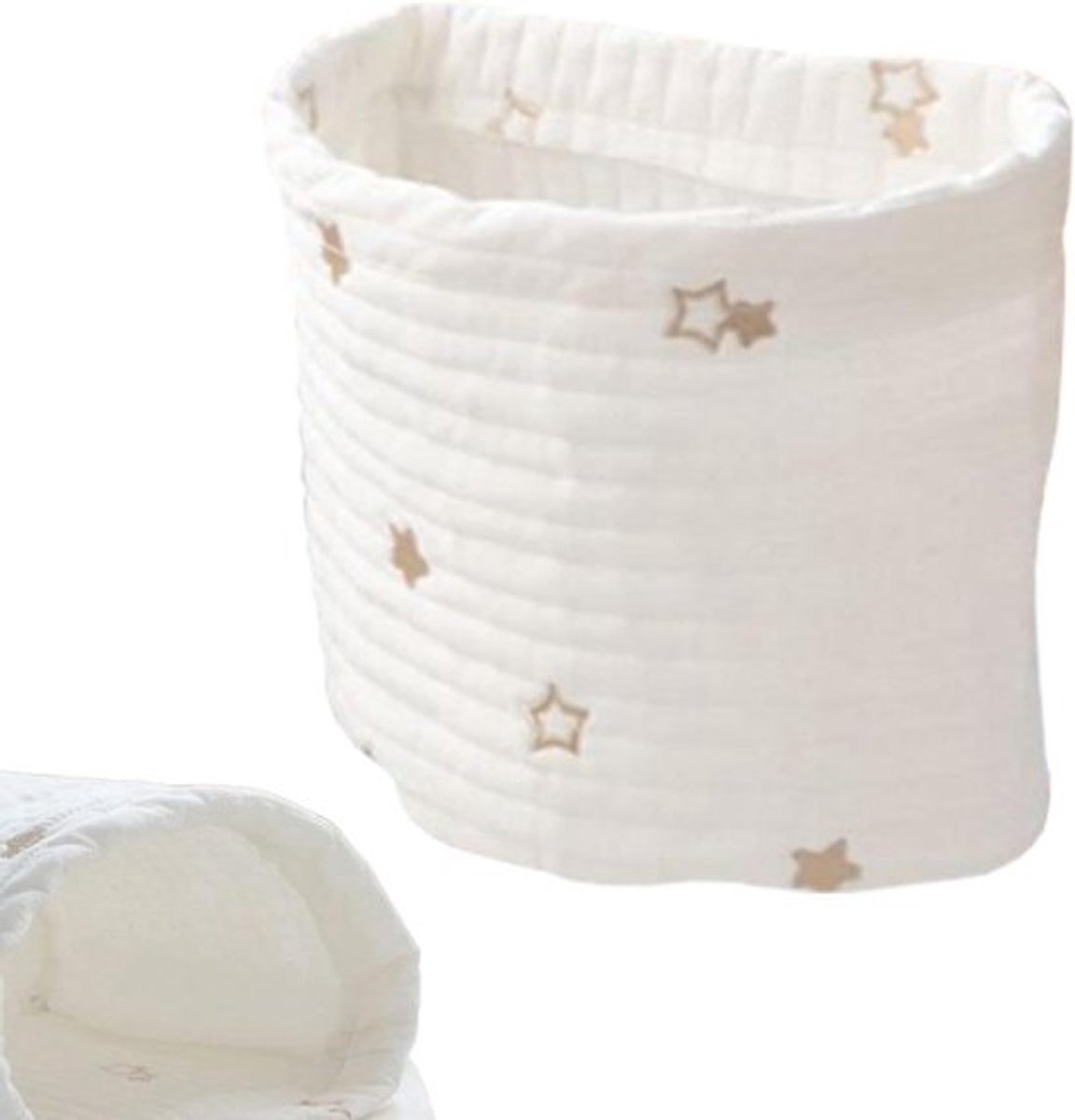 Baby Bed Opbergtas - Bed Organizer Pocket - Babykamer Organiseren - Ademend Katoen Materiaal - 21x20cm - C