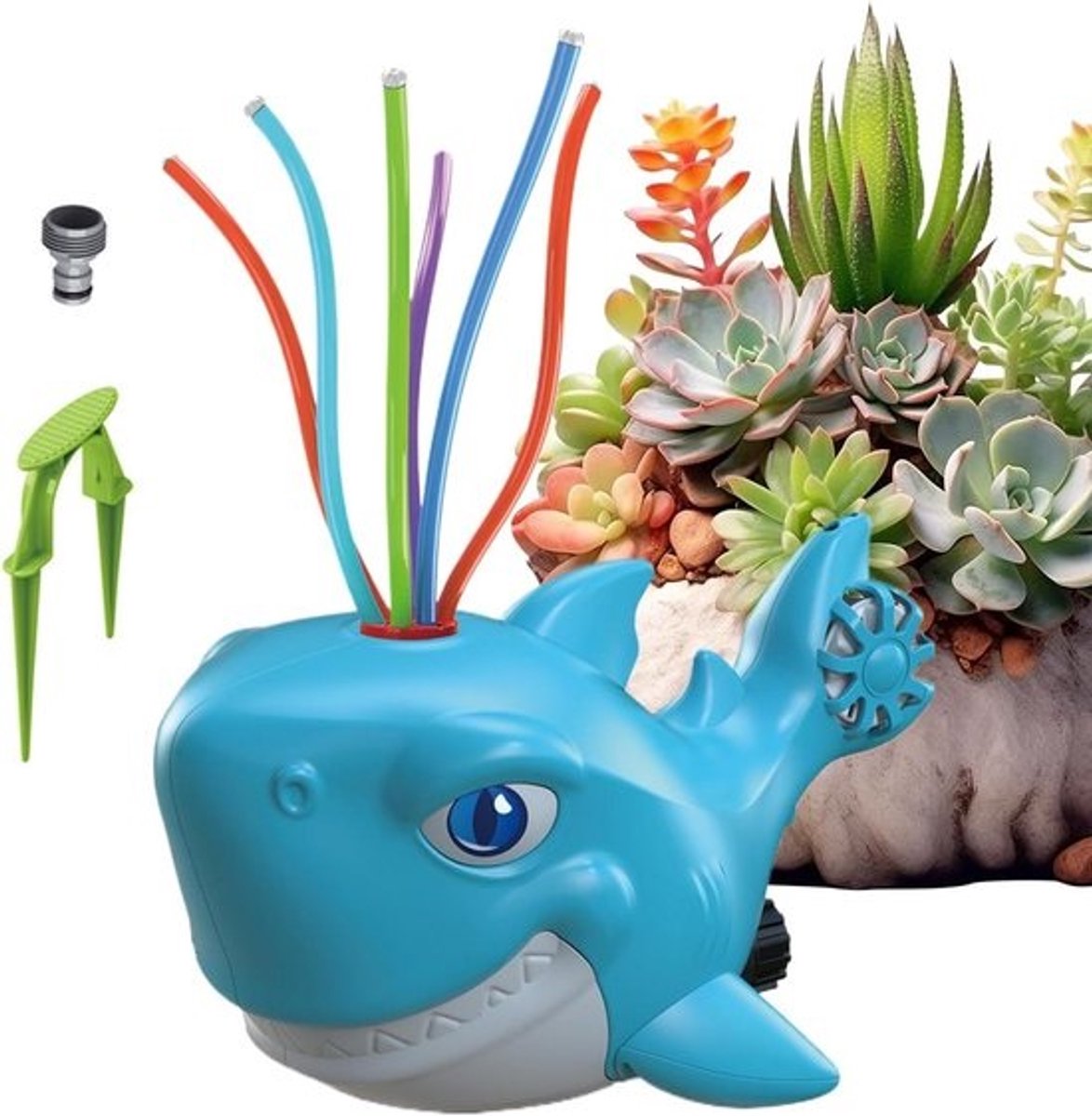 Watersproeier voor kinderen - Draaiende sprinkler - Buitenspelen - Schattig dierontwerp - 28 x 18 x 17 cm - Meerdere kleuren