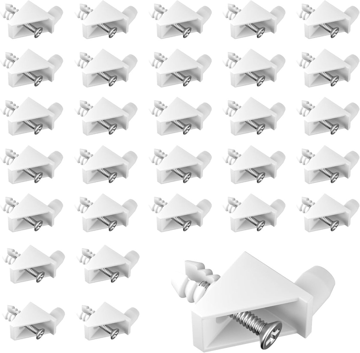 30 stuks vloerdragers, compatibele plankhouders, reserveonderdelen voor meubels en opslagoplossingen