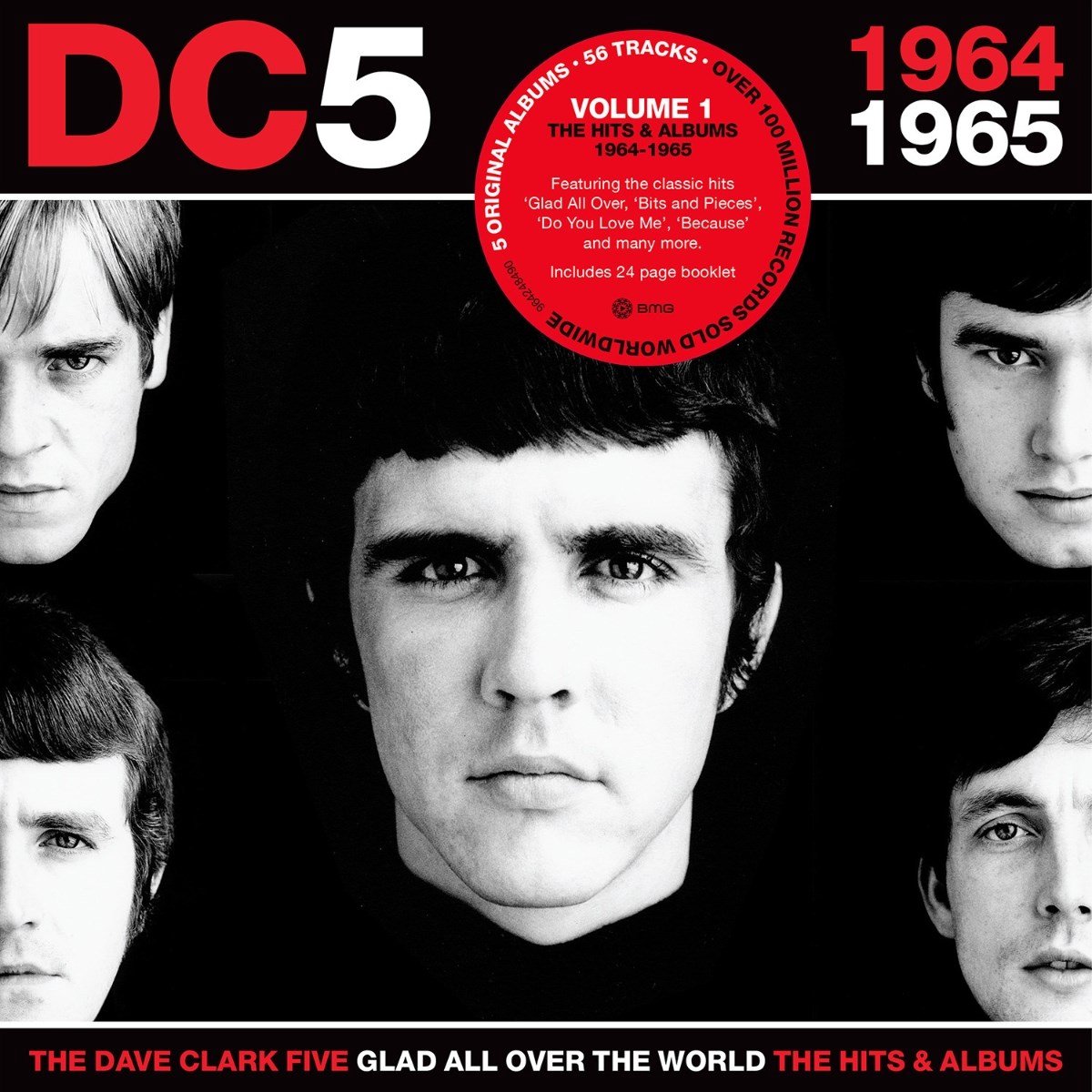 The Dave Clark Five - Glad All Over The World: The Hits & Albums (1964-1965) (5 CD)