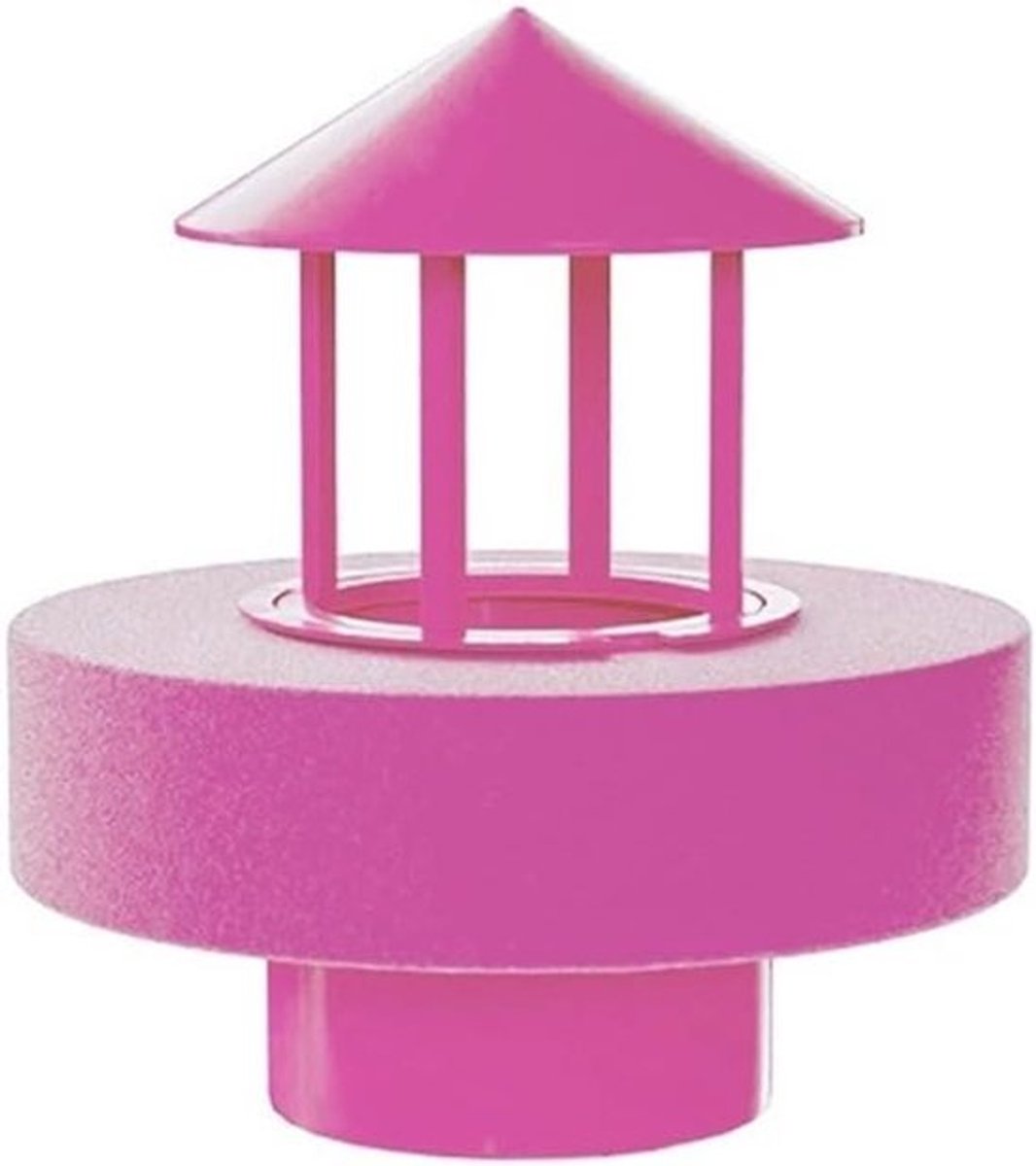 Rotstuin Luchtbevochtiger - Verstuiver Fontein - Decoratieve Vijvers - Natuursteen Look - 11 x 11 x 8 cm - Roze