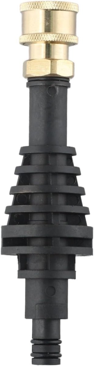Praktische en efficiënte lance adapter voor auto wassen, geschikt voor verschillende hogedrukreinigers, 15 x 2 cm